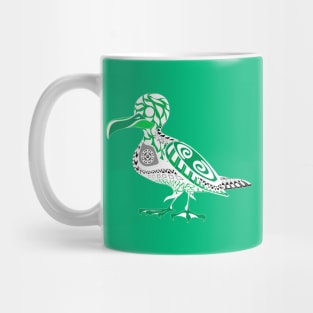 seagull in shore pattern boho style ecopop Mug